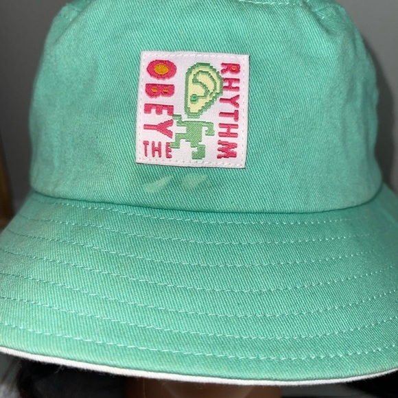 OBEY Rhythm Bucket Hat -mint color - Picture 3 of 5